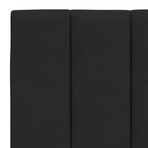 Krevet s madracem crni 120 x 200 cm baršunasti - Crna 120 x 200 cm Cijena