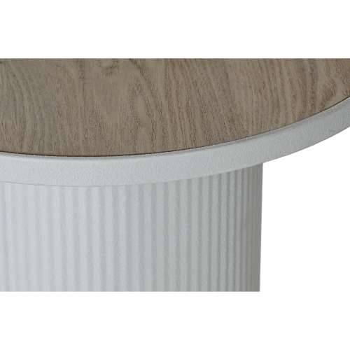 Pomoćni stolić Home ESPRIT Bijela Metal Drvo MDF 46 x 46 x 56 cm Cijena