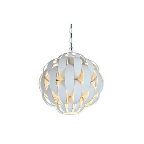 Stropna svjetiljka Home ESPRIT Bijela Metal 50 W 50 x 50 x 53 cm Cijena