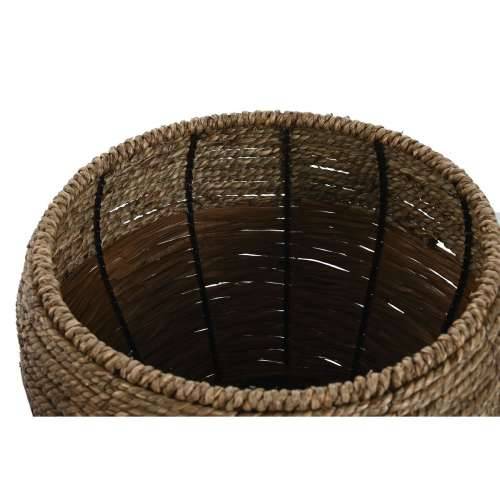 Set žardinjera Home ESPRIT Prirodno Metal Vlakna Tropsko 32 x 32 x 23 cm Cijena