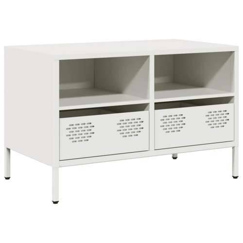 TV ormarić bijeli 68 x 39 x 43,5 cm hladno valjani čelik - Bijela 1 68 cm Cijena