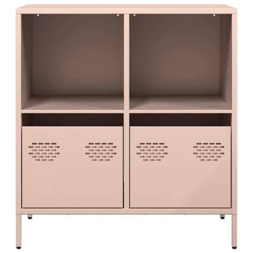 Komoda ružičasta 68x39x73,5 cm hladno valjani čelik - Ružičasta 1 68 cm Cijena