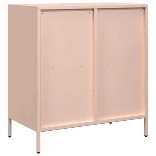 Komoda ružičasta 68x39x73,5 cm hladno valjani čelik - Ružičasta 1 68 cm Cijena