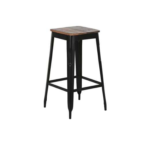 Tabure Home ESPRIT Smeđa Crna Drvo Metal 34 x 33 x 77 cm Cijena