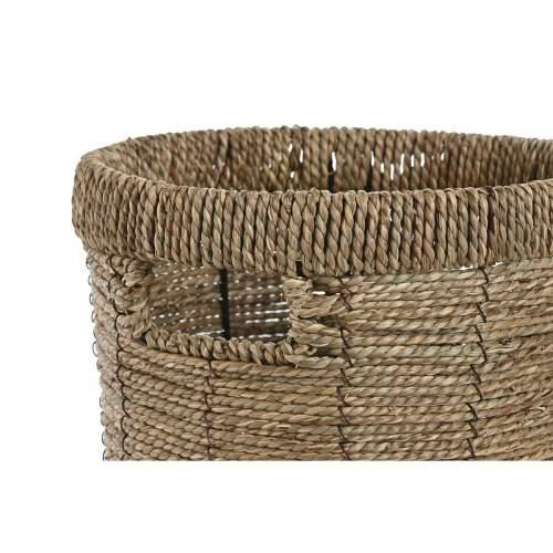 Set žardinjera Home ESPRIT Smeđa Metal Vlakna Tropsko 36 x 36 x 29 cm Cijena