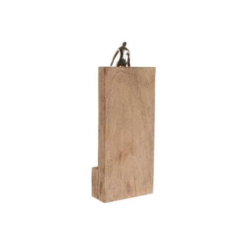 Ukrasna figura Home ESPRIT Smeđa Srebrna Prirodno 15 x 10 x 39 cm Cijena