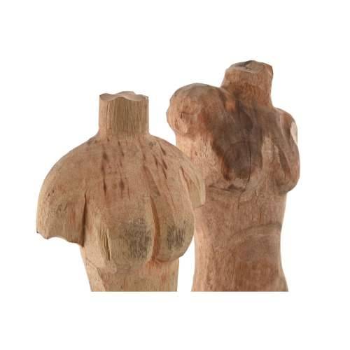 Ukrasna figura Home ESPRIT Smeđa Crna Dama Moški 13 x 9 x 40 cm (2 kom.) Cijena