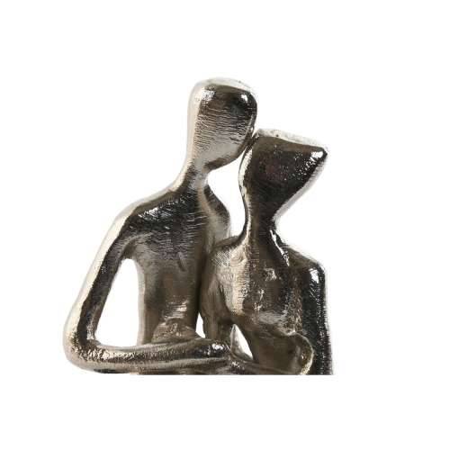 Ukrasna figura Home ESPRIT Crna Srebrna Partner 9 x 13 x 20 cm Cijena