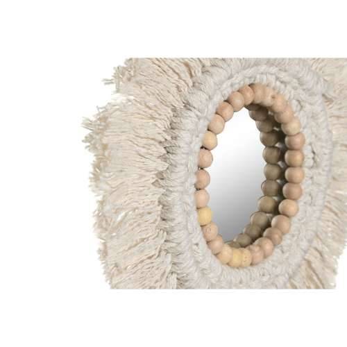 Set Ogledala Home ESPRIT Bijela Boho 20 x 1 x 20 cm (3 Dijelovi) Cijena