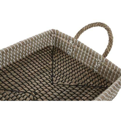 Set pladnjeva Home ESPRIT Prirodno Svijetlo smeđi gradski 41 x 32 x 16 cm (2 kom.) Cijena