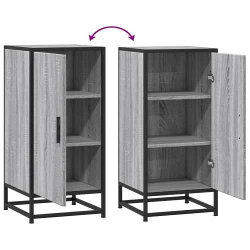 Komoda boja hrasta sonome 35,5x35x76 cm konstruirano drvo metal - Sivi hrast sonoma 1 Cijena