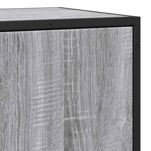 Komoda boja hrasta sonome 35,5x35x76 cm konstruirano drvo metal - Sivi hrast sonoma 1 Cijena