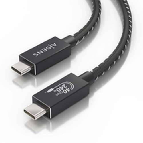 Kabel USB-C u USB-C Aisens A156-0866 Crna 50 cm Cijena