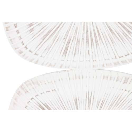 Zidni Ukras Home ESPRIT Bijela moderan Premaz u shabby stilu 89 x 2,5 x 89 cm Cijena