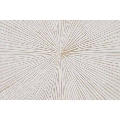Zidni Ukras Home ESPRIT Bijela moderan Premaz u shabby stilu 89 x 3 x 89 cm Cijena