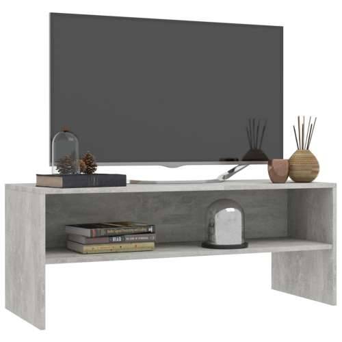 TV ormarić od iverice siva boja betona 100 x 40 x 40 cm Cijena