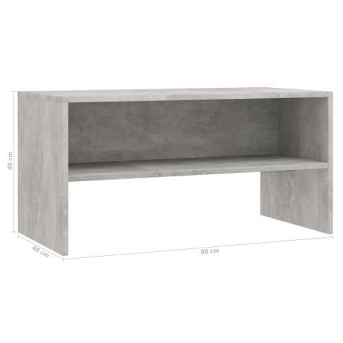 TV ormarić od iverice siva boja betona 80 x 40 x 40 cm - Beton siva 1 Cijena
