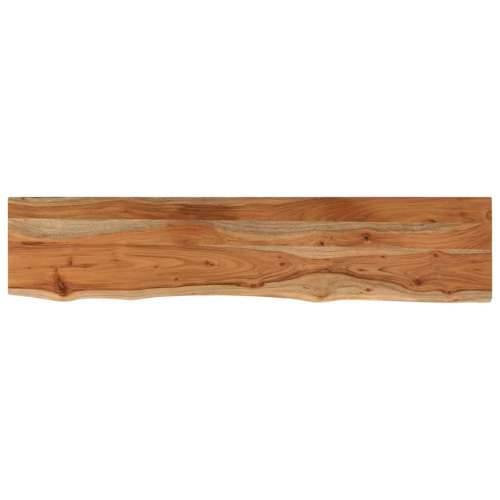 Zidna polica 90x20x3,8 cm pravokutna bagremovo drvo živi rub - Prirodna 90 x 20 x 3.8 cm 1 Masivno bagremovo drvo Cijena
