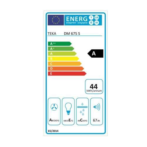 Konvencionalna Napa Teka DM675S 60 cm 603 m3/h 67 dB 278W Siva Srebrna Čelik Cijena