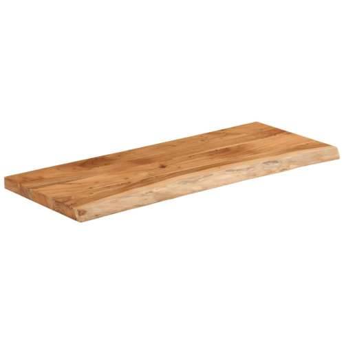 Stolna ploča 110x40x2,5 cm pravokutna bagremovo drvo živi rub - Prirodna 110 x 40 x 2.5 cm 1 Masivno bagremovo drvo Cijena