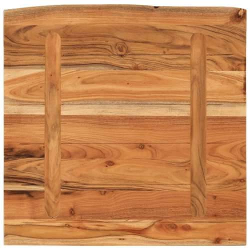 Kupaonska radna ploča 60x60x2,5 cm četvrtasta od drva bagrema Prirodna 60 x 60 x 2.5 cm 1 Masivno bagremovo drvo Cijena
