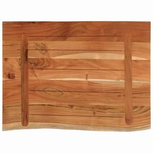 Kupaonska radna ploča 70x60x2,5 cm pravokutna od drva bagrema - Prirodna 70 x 60 x 2.5 cm 1 Masivno bagremovo drvo Cijena