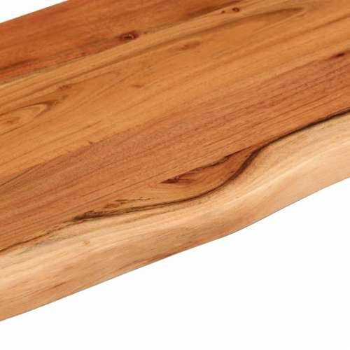 Zidna polica 70x20x3,8 cm pravokutna bagremovo drvo živi rub - Prirodna 70 x 20 x 3.8 cm 1 Masivno bagremovo drvo Cijena