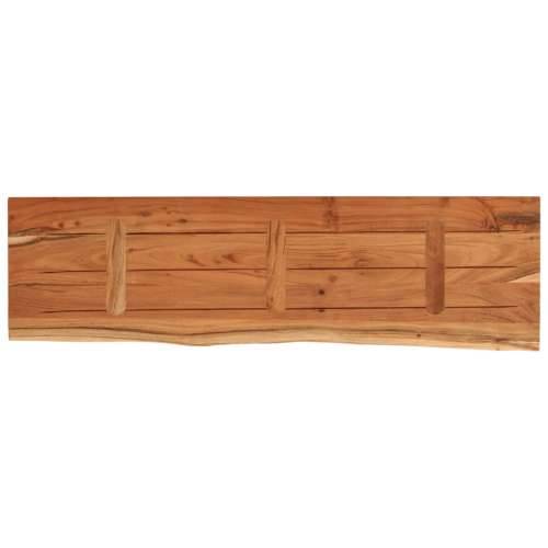 Stolna ploča 140x40x2,5 cm pravokutna bagremovo drvo živi rub - Prirodna 140 x 40 x 2.5 cm 1 Masivno bagremovo drvo Cijena