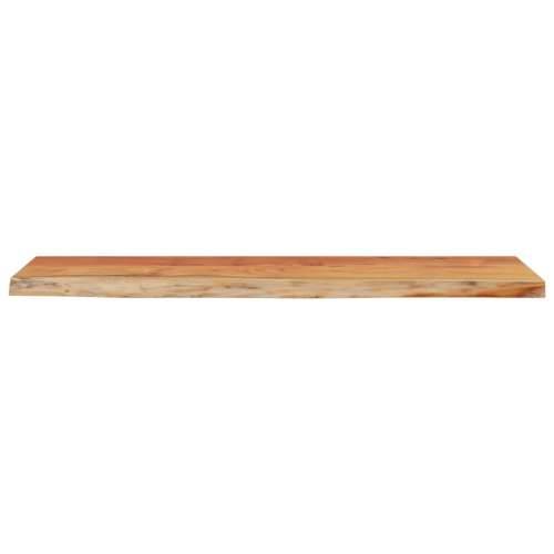 Zidna polica 80x20x3,8 cm pravokutna bagremovo drvo živi rub - Prirodna 80 x 20 x 3.8 cm 1 Masivno bagremovo drvo Cijena