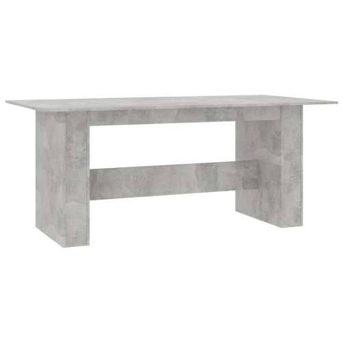 Blagovaonski stol siva boja betona 180 x 90 x 76 cm od iverice Cijena