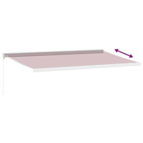 Tenda na ručno uvlačenje bordo 500 x 300 cm - boja burgundca i bijela 500 x 300 cm 1 Cijena