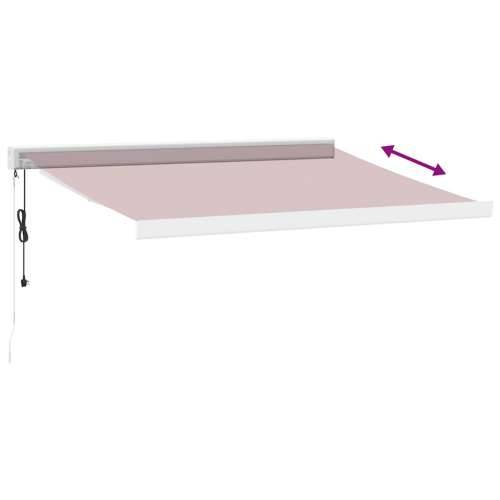 Tenda na automatsko uvlačenje bordo 300 x 250 cm - boja burgundca i bijela 300 x 250 cm 1 Cijena