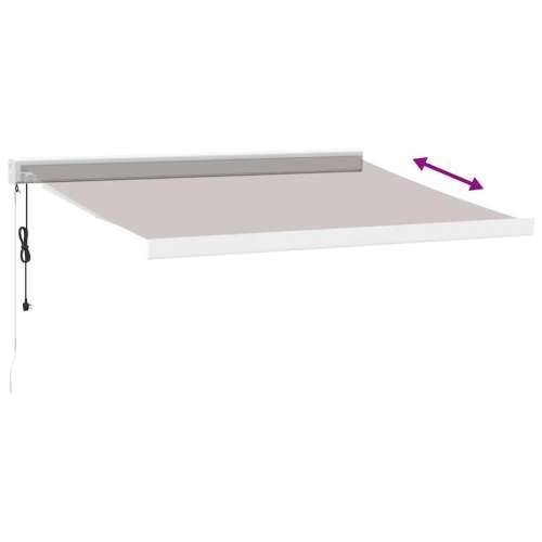 Tenda na automatsko uvlačenje smeđa 300 x 250 cm - Smeđa i bijela 300 x 250 cm 1 Cijena