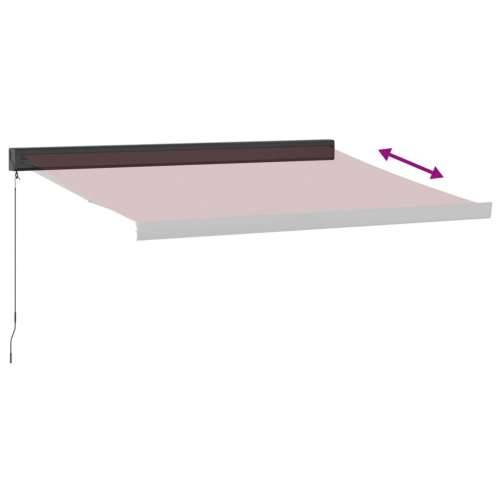 Tenda na ručno uvlačenje bordo 350 x 250 cm - Tamno crvena 350 x 250 cm 1 Cijena