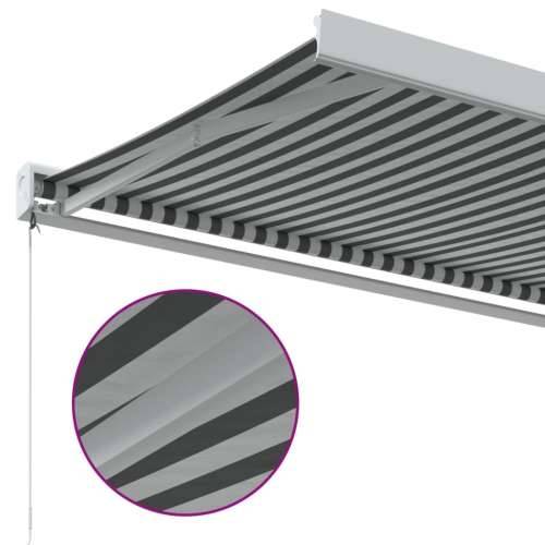 Tenda na uvlačenje antracit-bijela 5x3 m od tkanine i aluminija - Antracit i bijela 500 x 300 m 1 Cijena