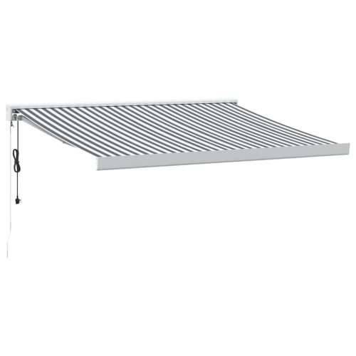 Tenda na uvlačenje antracit i bijela 3x2,5 m tkanina i aluminij - bijela i antracit 300 x 250 cm 1 Cijena