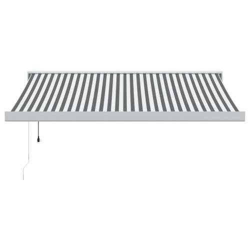 Tenda na uvlačenje antracit i bijela 3x2,5 m tkanina i aluminij - bijela i antracit 300 x 250 cm 1 Cijena