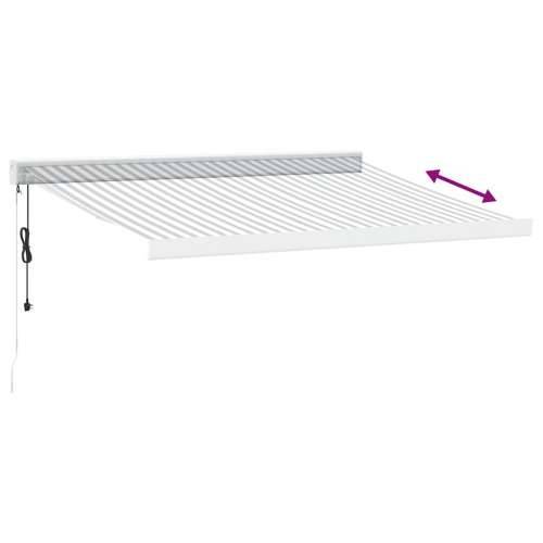 Tenda na uvlačenje antracit i bijela 3x2,5 m tkanina i aluminij - bijela i antracit 300 x 250 cm 1 Cijena