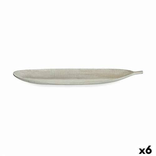 Pladanj Bijela Drvo MDF Biljni list 59,5 x 3 x 21,6 cm Ukrasi (6 kom.) Cijena