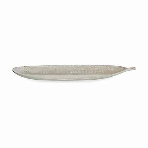 Pladanj Bijela Drvo MDF Biljni list 59,5 x 3 x 21,6 cm Ukrasi (6 kom.) Cijena