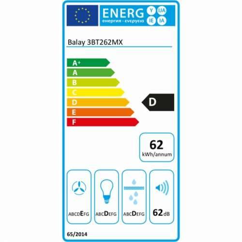 Ekstraktor za kuhinju Balay 3BT262MX 60 cm 300 m³/h 115W D Čelik Cijena