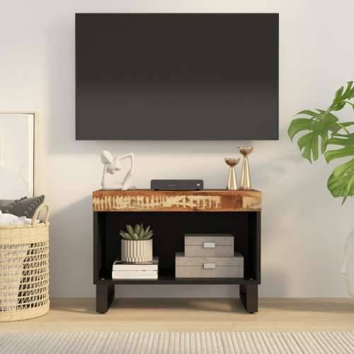 TV ormarić 60 x 33 x 43,5 cm od masivnog obnovljenog drva - Šareni 1 Cijena