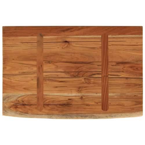 Zidna polica 50x30x3,8 cm pravokutna bagremovo drvo živi rub - Prirodna 50 x 30 x 3.8 cm 1 Masivno bagremovo drvo Cijena