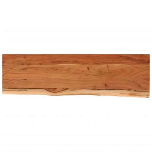Zidna polica 100x30x3,8 cm pravokutna bagremovo drvo živi rub - Prirodna 100 x 30 x 3.8 cm 1 Masivno bagremovo drvo Cijena