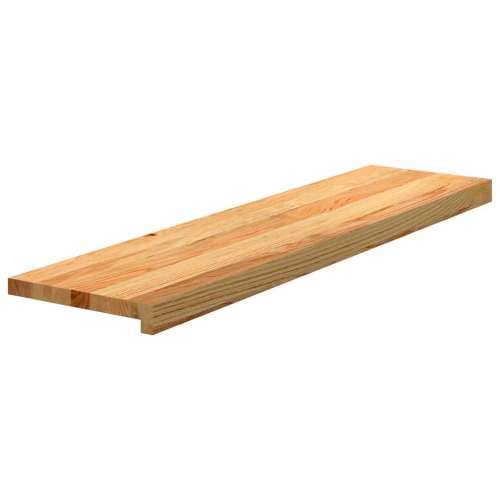 Gazišta za stepenice 8 kom od svjetlosmeđa masivne hrastovine - Svjetlosmeđa 100 x 30 x 2 cm 8 Cijena