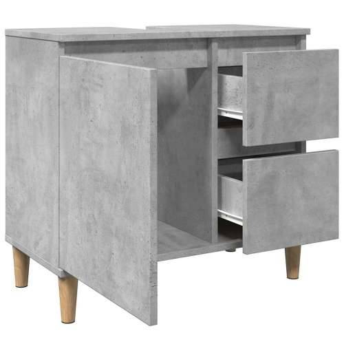 Ormarić za Lavabo - Umivaonik boja betona 65x33x60 cm konstruiranog drva - Beton siva 1 Cijena