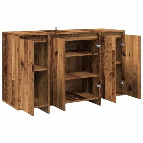 Komoda boja staro drvo 120x41x75 cm konstruiranog drva - Staro drvo 1 Cijena
