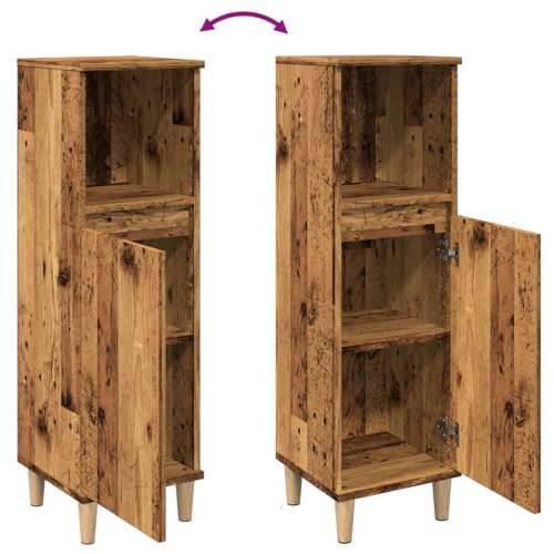 Kupaonski ormarić staro drvo 30x30x100 cm konstruirano drvo - Staro drvo 1 Cijena