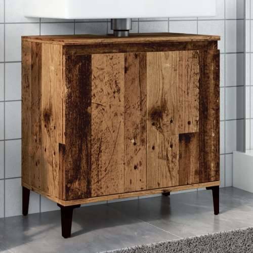 Ormarić za Lavabo - Umivaonik boja drva 58x33x60 cm konstruirano drvo - Staro drvo 1 Cijena