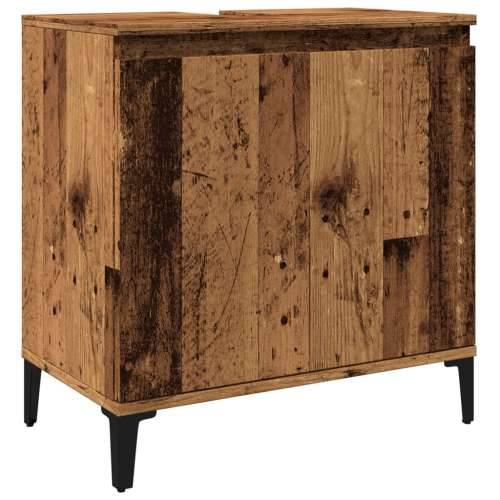 Ormarić za Lavabo - Umivaonik boja drva 58x33x60 cm konstruirano drvo - Staro drvo 1 Cijena